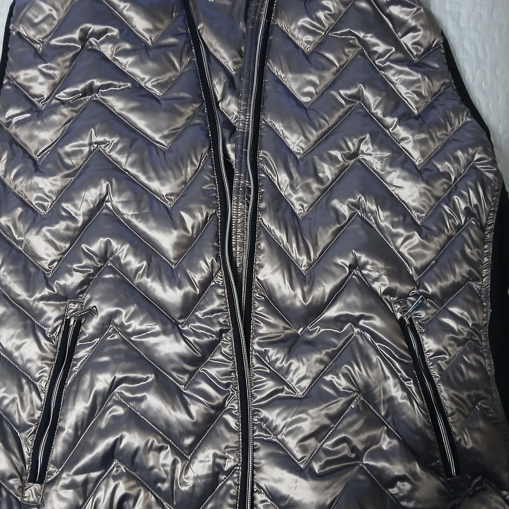 Calvin Klein Collection Metallic Chevron Vest